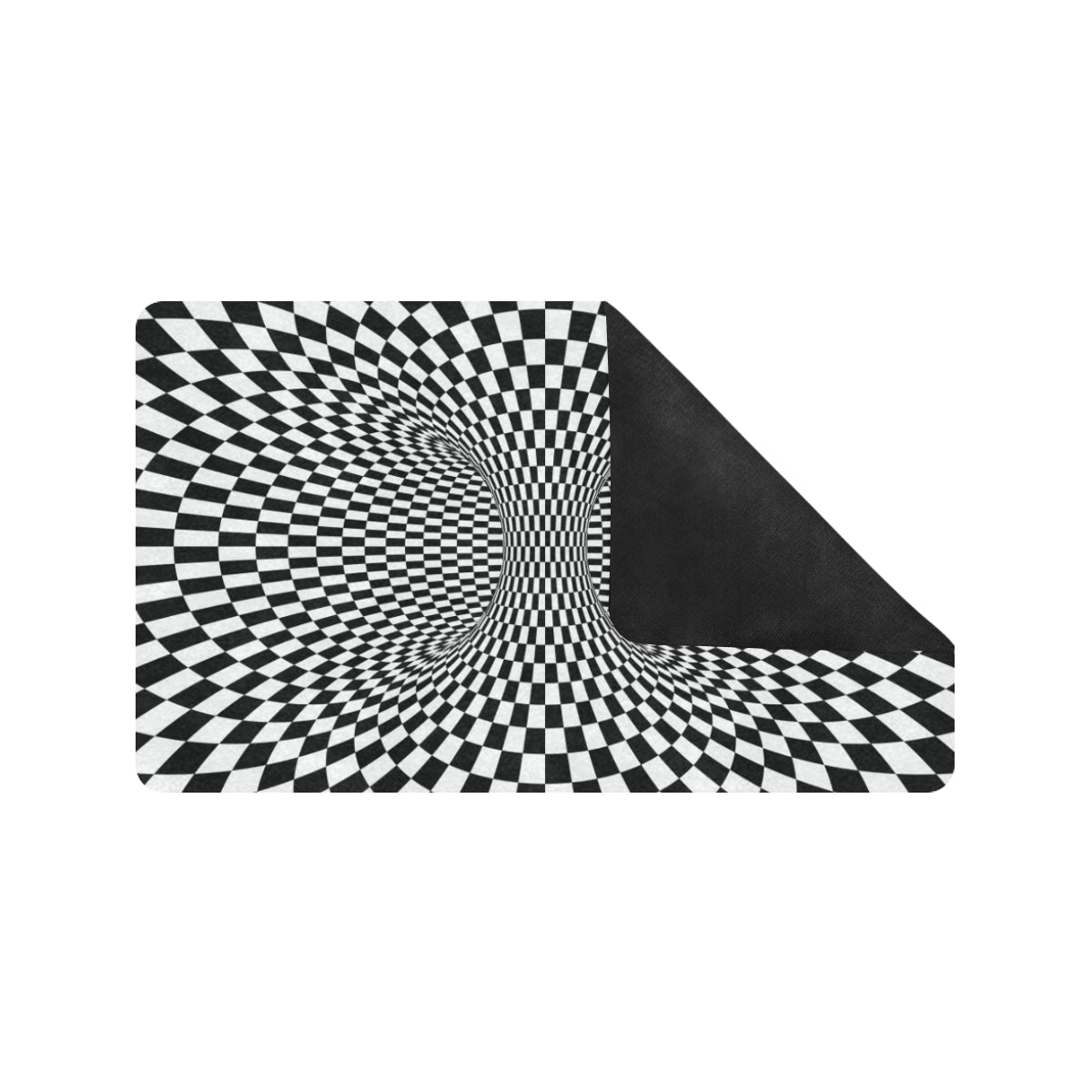 Optical illusion Projection Torus Rubber Doormat