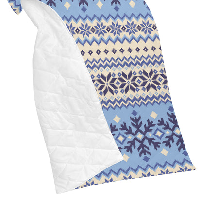 Nordic Pattern Print Design A03 Premium Quilt