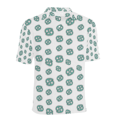 Cancer Zodiac Pattern Print Design 04 Men Polo Shirt