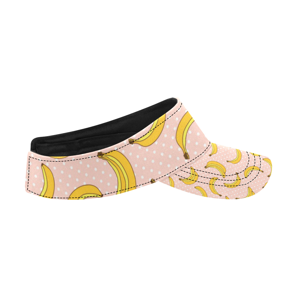 Banana Pattern Print Design BA06 Unisex Sun Visor
