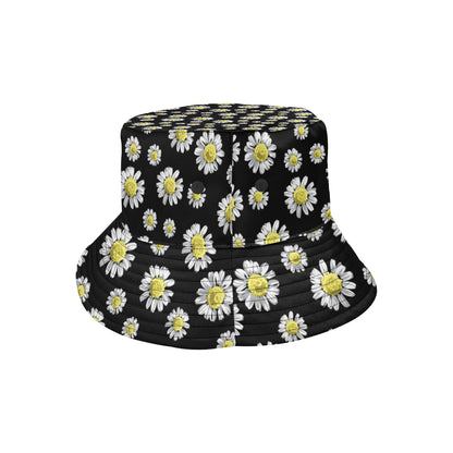 Daisy Pattern Print Design DS01 Unisex Bucket Hat