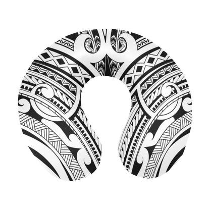 Maori Pattern Print Design 06 U-Shaped Travel Neck Pillow