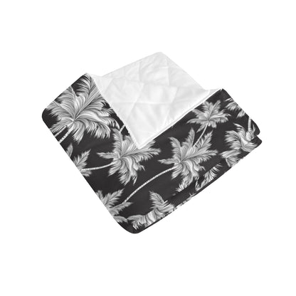 Palm Tree Pattern Print Design PT03 Premium Quilt
