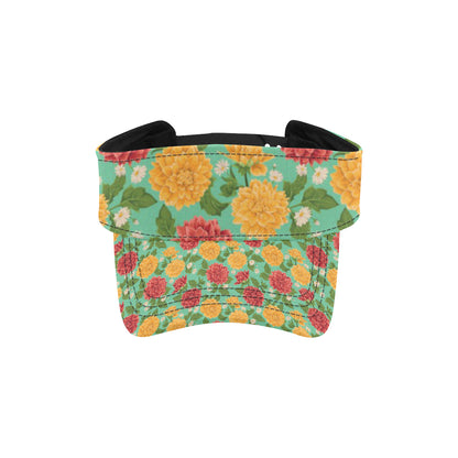 Dahlia Pattern Print Design DH011 Unisex Sun Visor