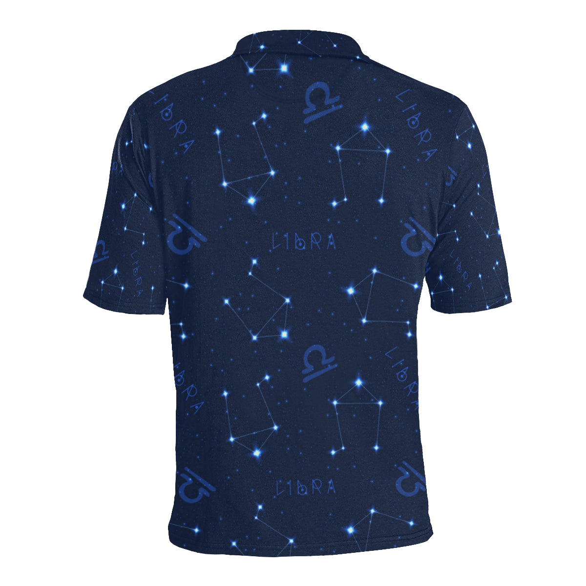 Libra Pattern Print Design 04 Men Polo Shirt