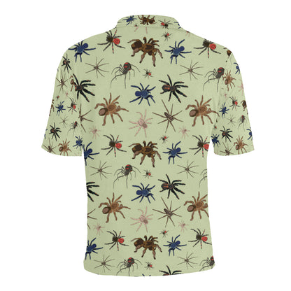 Tarantula Pattern Print Design 02 Men Polo Shirt