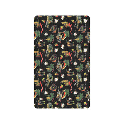 Hawaiian Island Themed Print Rubber Doormat