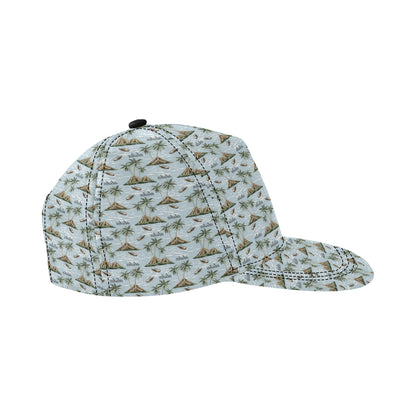 Aloha Hawaii island Design Themed Print Snapback Cap