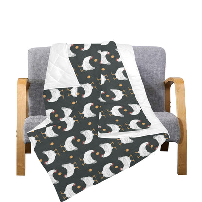 Chicken Pattern Print Design 06 Premium Quilt