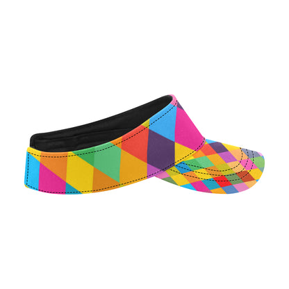 Harlequin Pattern Print Design 02 Unisex Sun Visor
