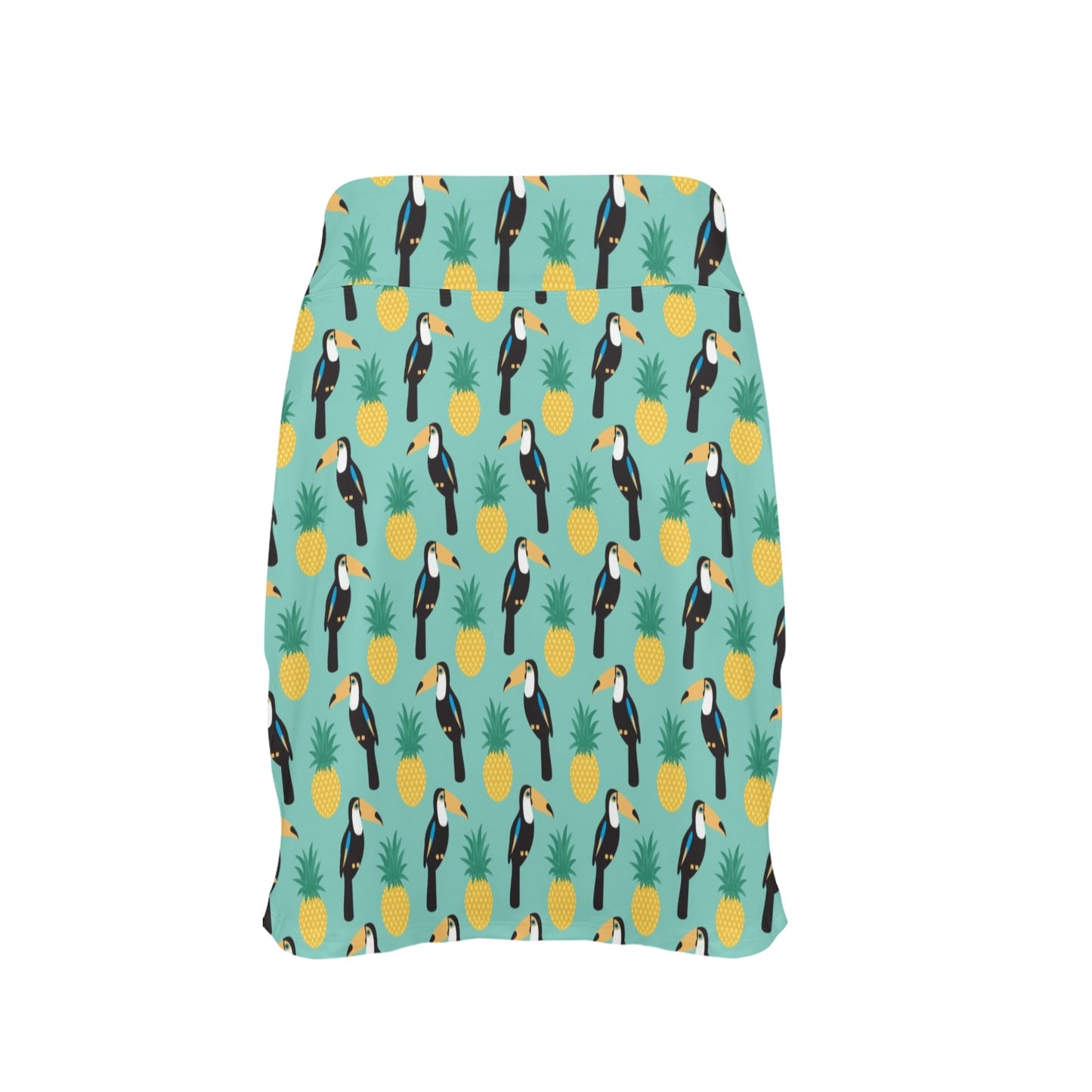 Toucan Print Design LKS301 17" Golf & Pickleball Skort with Pockets