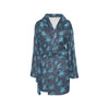 Sea Turtle Print Design LKS307 Women's Fleece Robe