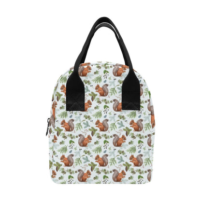 Squirrel Print Design LKS308 Insulated Lunch Bag