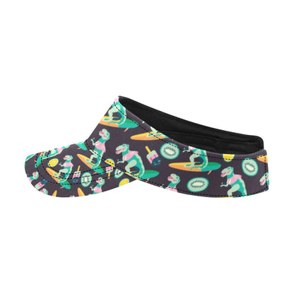 Surfboard T Rex Print Design LKS301 Unisex Sun Visor