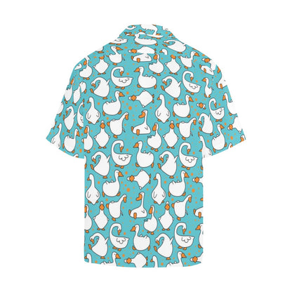 Goose Print Design LKS403 Men's Men's Hawaiian Shirt