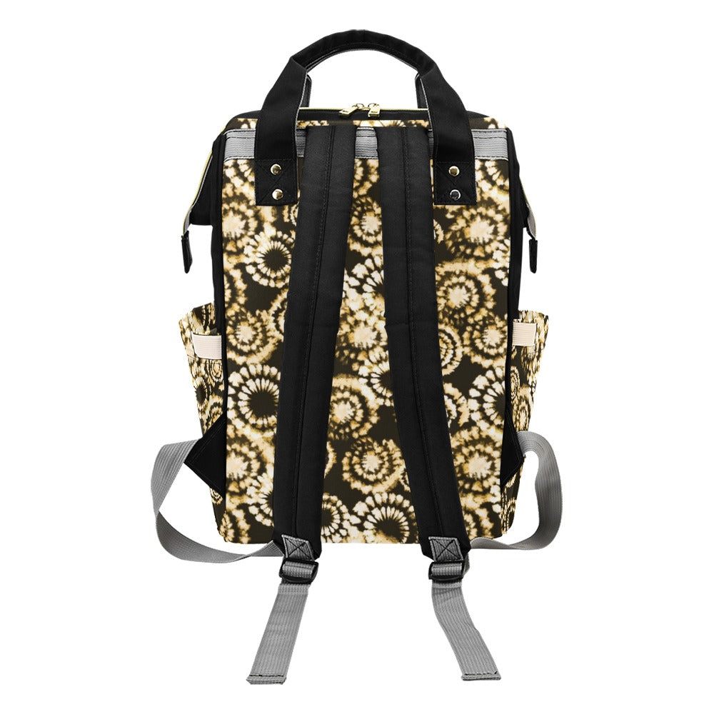 Tie Dye Print Design LKS307 Diaper Bag Backpack