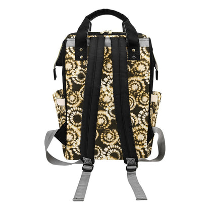 Tie Dye Print Design LKS307 Diaper Bag Backpack