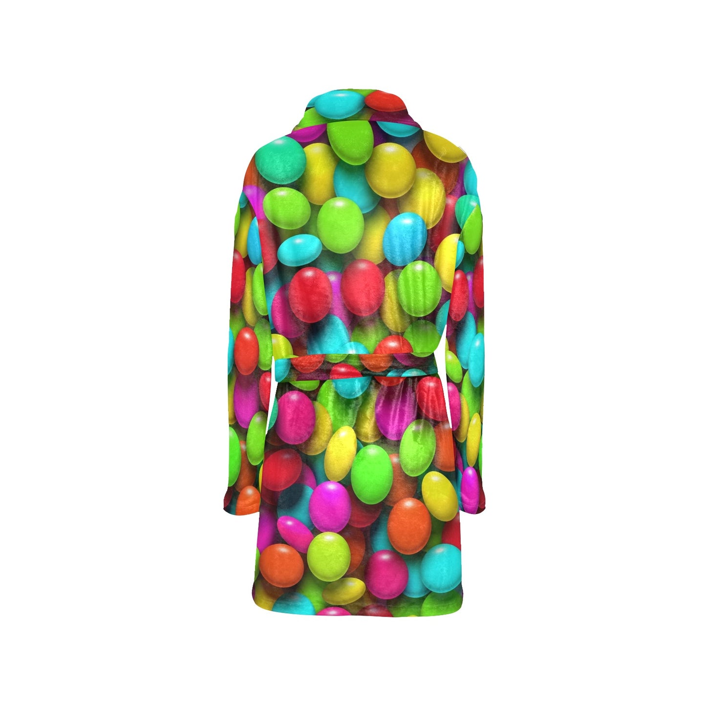 Candy Pattern Print Design CA03 Women's Fleece Robe