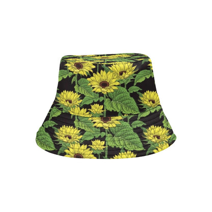 Sunflower Print Design LKS3010 Unisex Bucket Hat