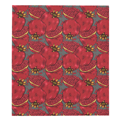 Pomegranate Pattern Print Design PG05 Premium Quilt