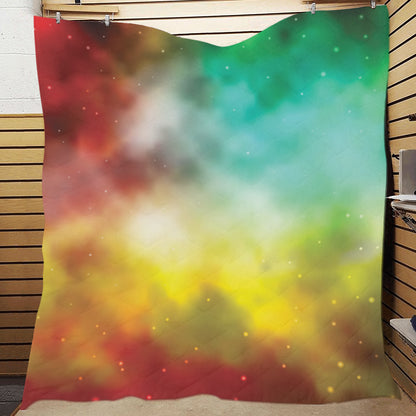 Nebula Pattern Print Design A04 Premium Quilt