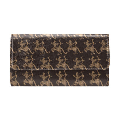 Sagittarius Print Design LKS301 Women's Trifold Wallet
