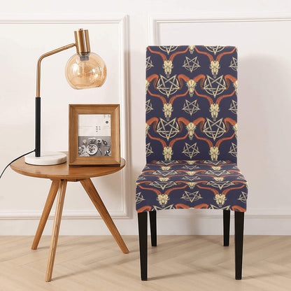 Buffalo Head Print Design LKS403 Dining Chair Slipcover