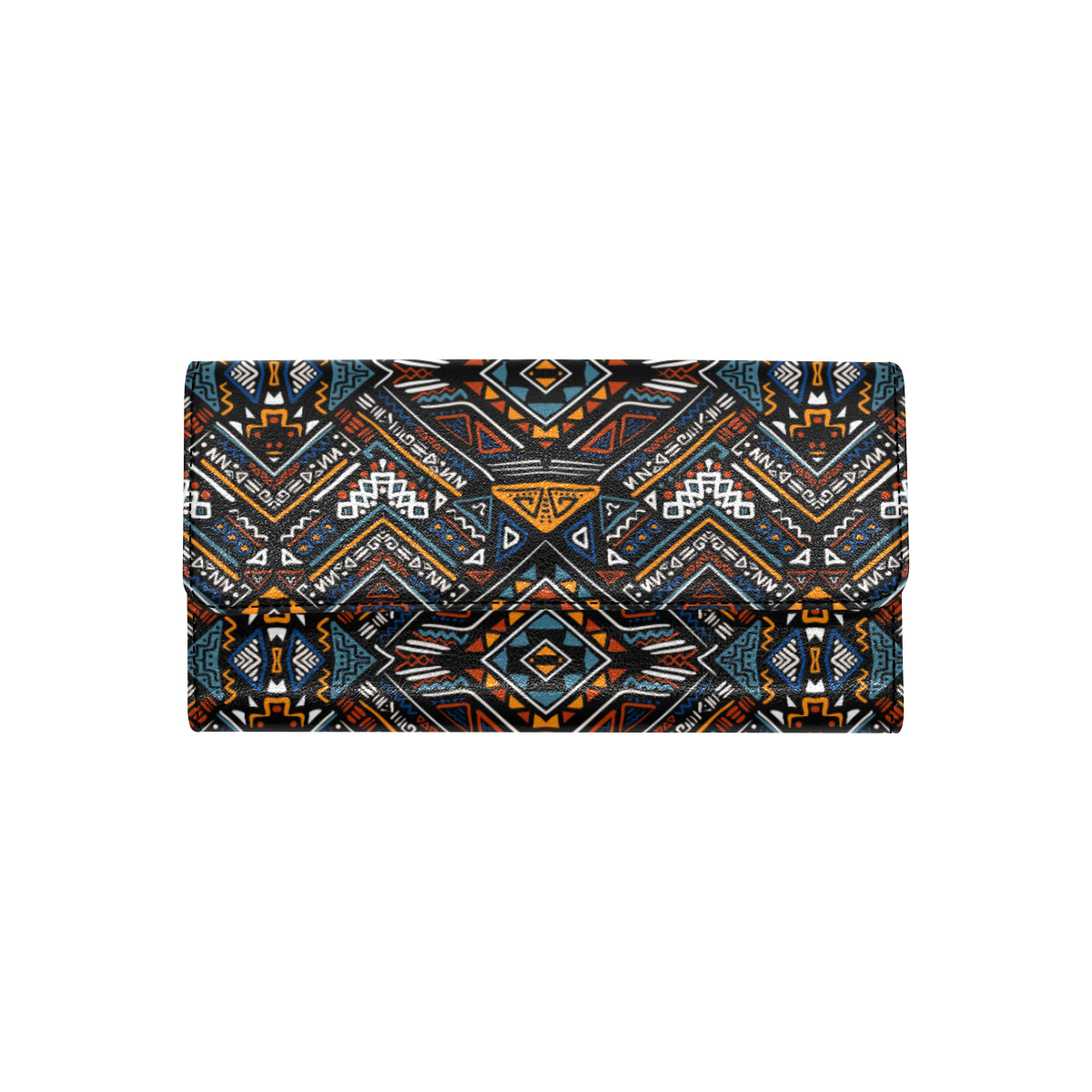 African Kente Print v2 Women's Trifold Wallet