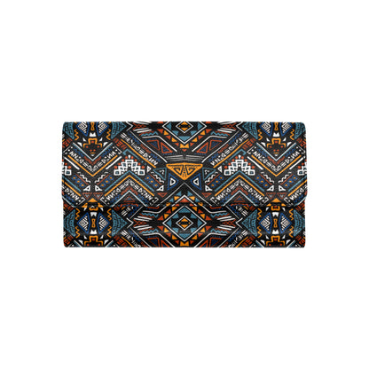 African Kente Print v2 Women's Trifold Wallet