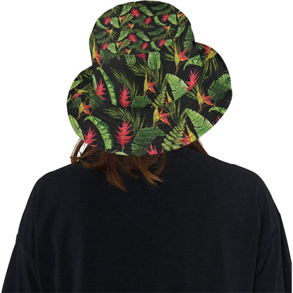 Bird Of Paradise Pattern Print Design BOP010 Unisex Bucket Hat