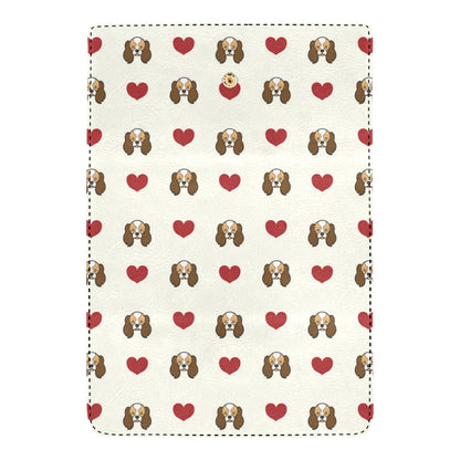 Cavalier King Charles Spaniels Pattern Print Desig Women's Trifold Wallet