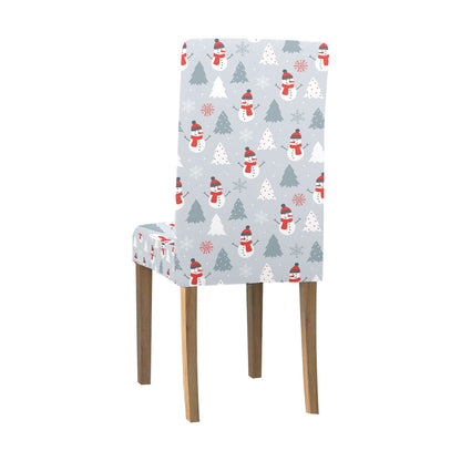 Snowman Print Design LKS302 Dining Chair Slipcover