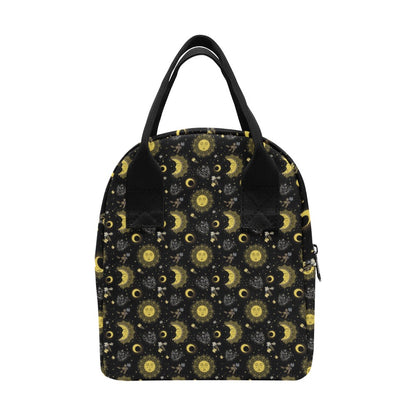 Sun Moon Print Design LKS301 Insulated Lunch Bag