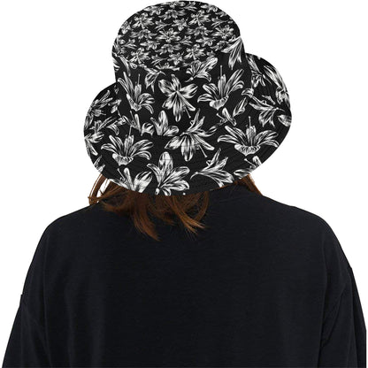 Amaryllis Pattern Print Design AL04 Unisex Bucket Hat