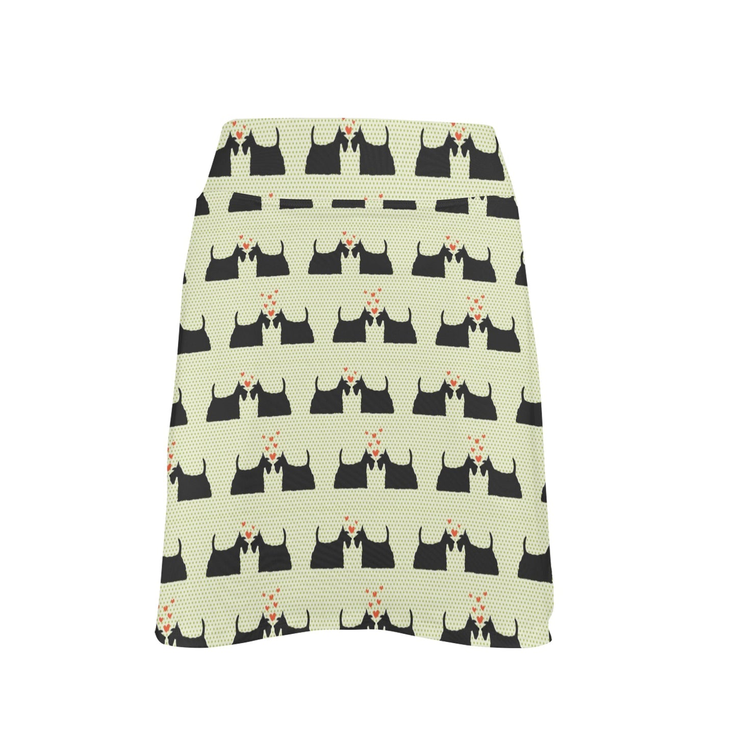 Scottish Terriers Print Design LKS304 17" Golf & Pickleball Skort with Pockets