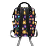 Firework Print Design LKS305 Diaper Bag Backpack