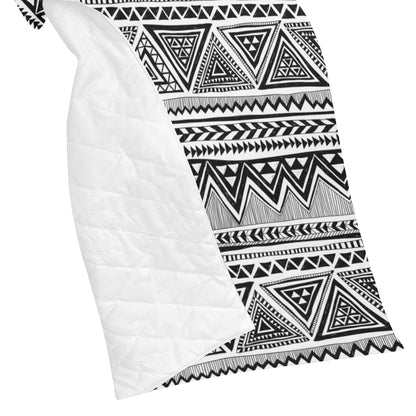 Draw Tribal Aztec Premium Quilt