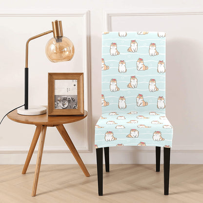 Shiba Inu Print Design LKS3011 Dining Chair Slipcover