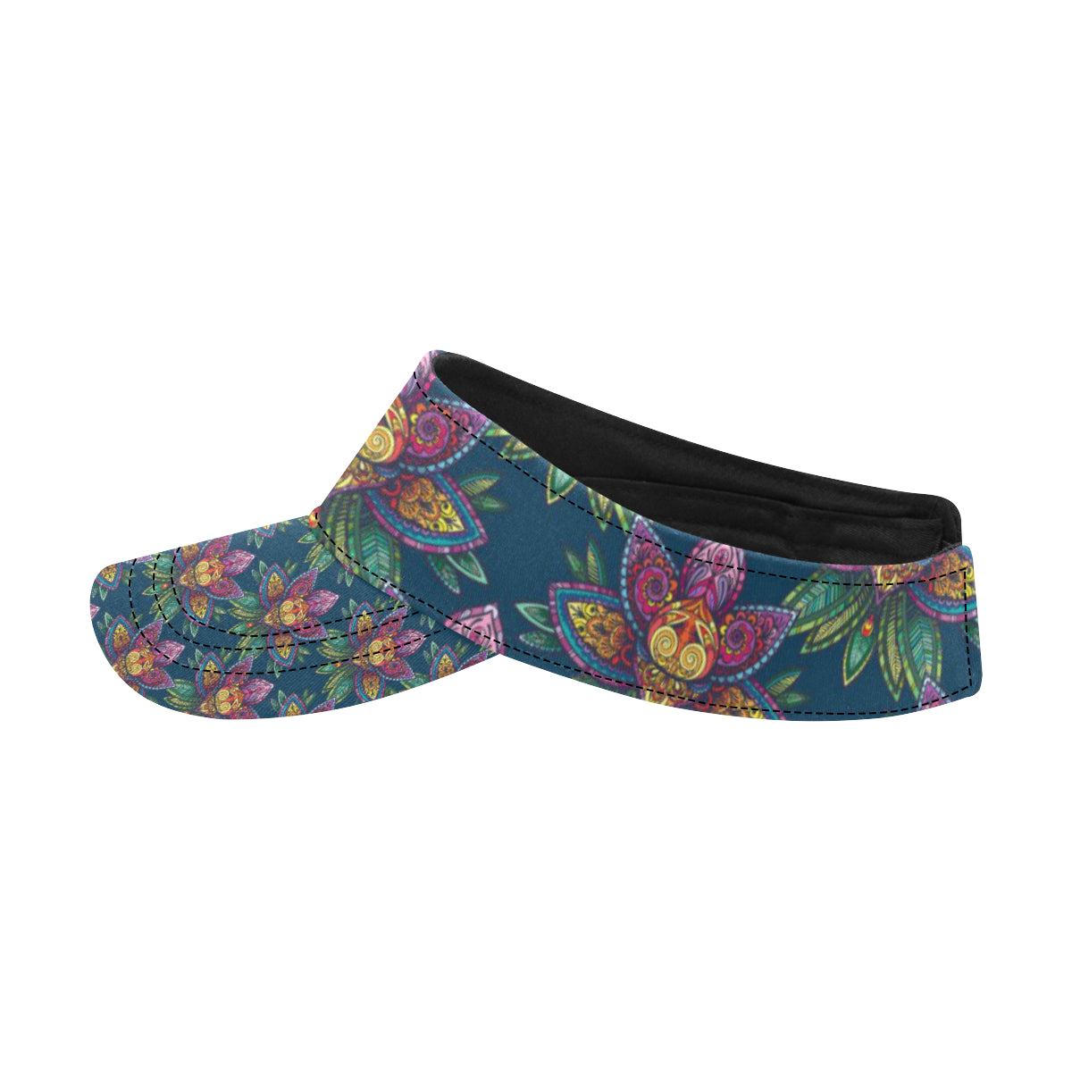 lotus Boho Pattern Print Design LO04 Unisex Sun Visor