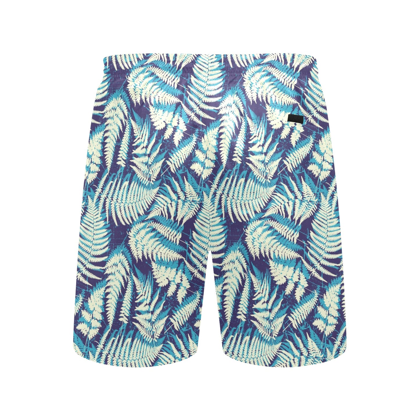 Fern Leave Summer Print Pattern Men's Swim Trunks Beach Shorts