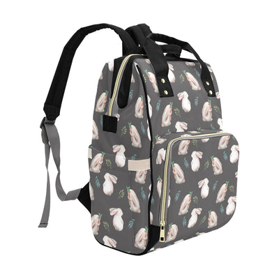 Rabbit Print Design LKS402 Diaper Bag Backpack