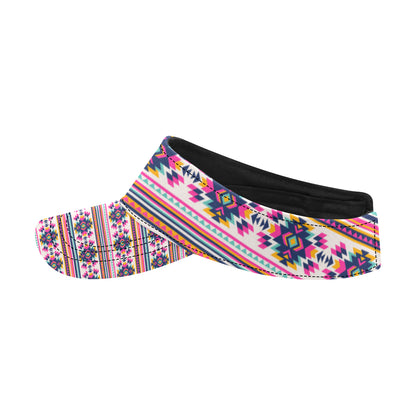 Indian Navajo Neon Themed Design Print Unisex Sun Visor