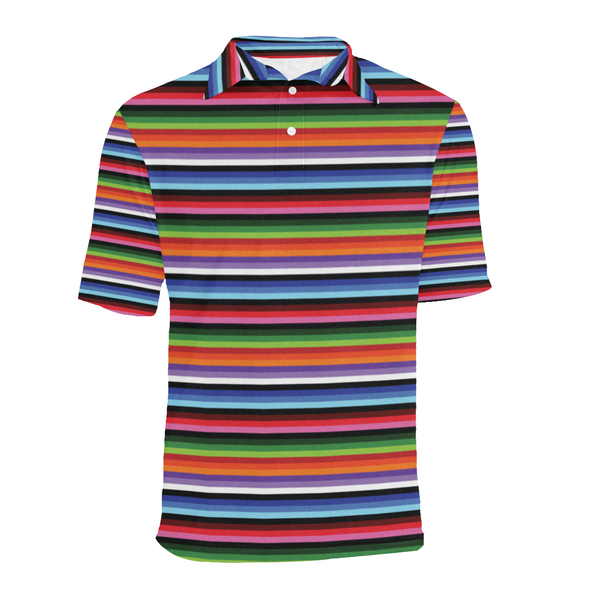Serape Design Men Polo Shirt