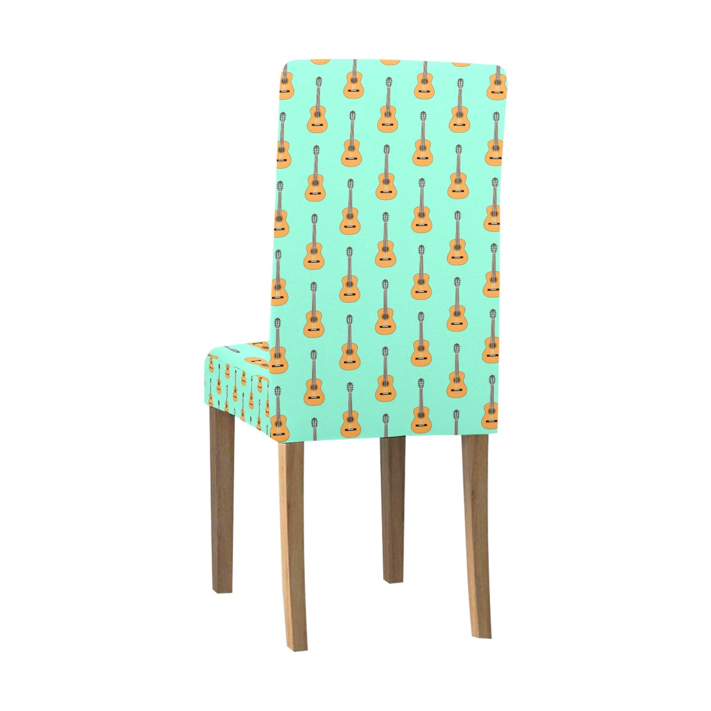 Acoustic Guitar Print Design LKS403 Dining Chair Slipcover