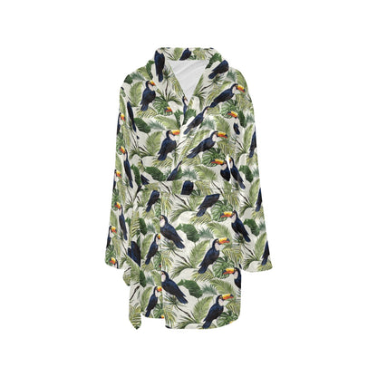 Toucan Print Design LKS308 Women's Fleece Robe