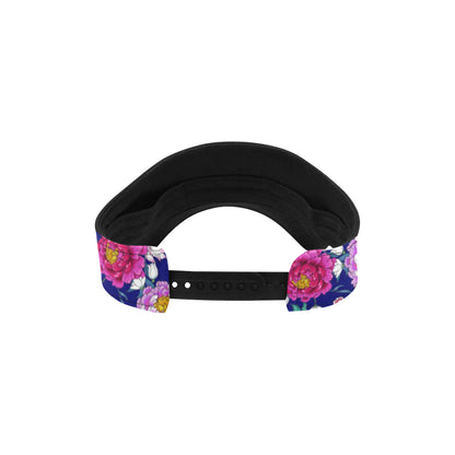 Dahlia Pattern Print Design DH013 Unisex Sun Visor