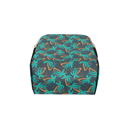 Palm Tree Pattern Print Design PT01 Diaper Bag Backpack