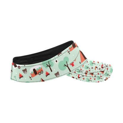 Camper Tent Pattern Print Design 01 Unisex Sun Visor