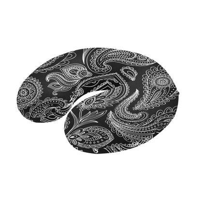 Paisley Pattern Print Design A04 U-Shaped Travel Neck Pillow