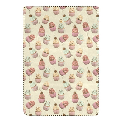 Cupcake Pattern Print Design 04 Women's Trifold Wallet